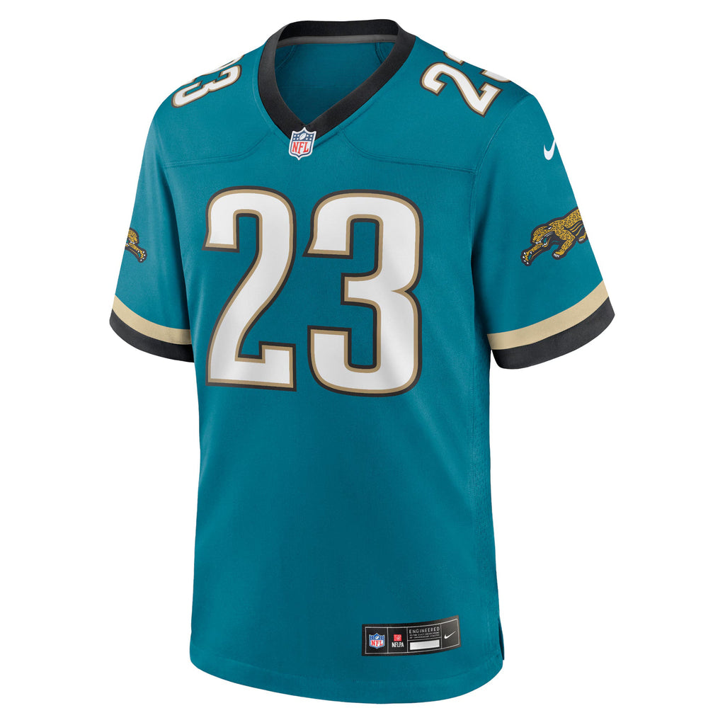 Jacksonville Jaguars Foye Oluokun Teal Prowler Throwback Player Game Jersey