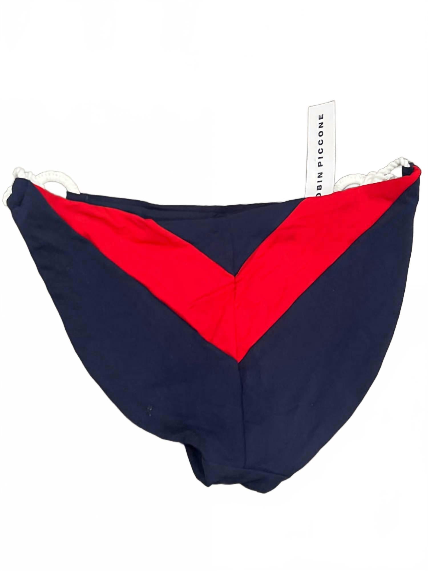 Women's Standard Babe Side Tie Bottom In Navy Combo