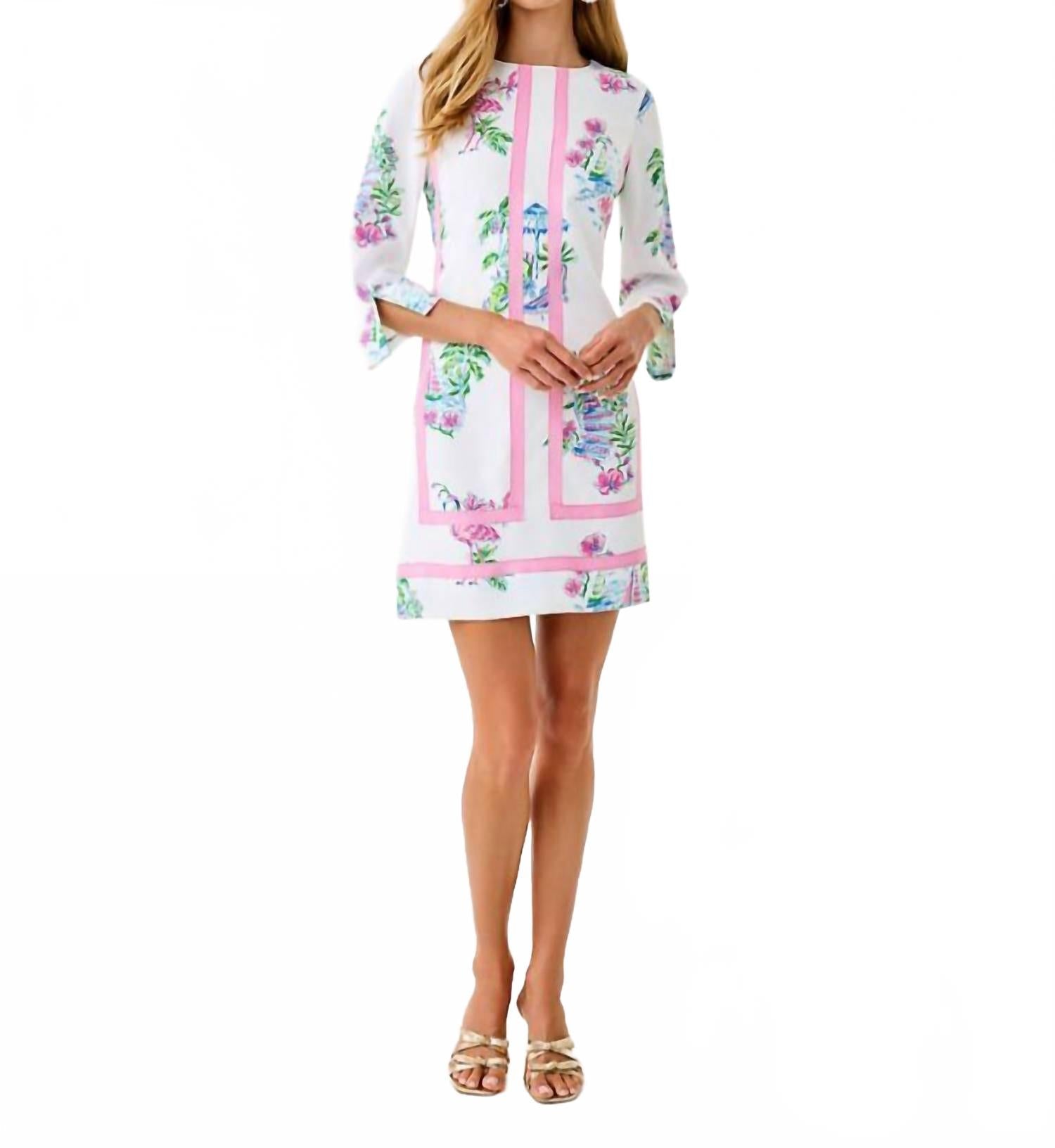 Margaux Dress In Resort White Dee Lightful
