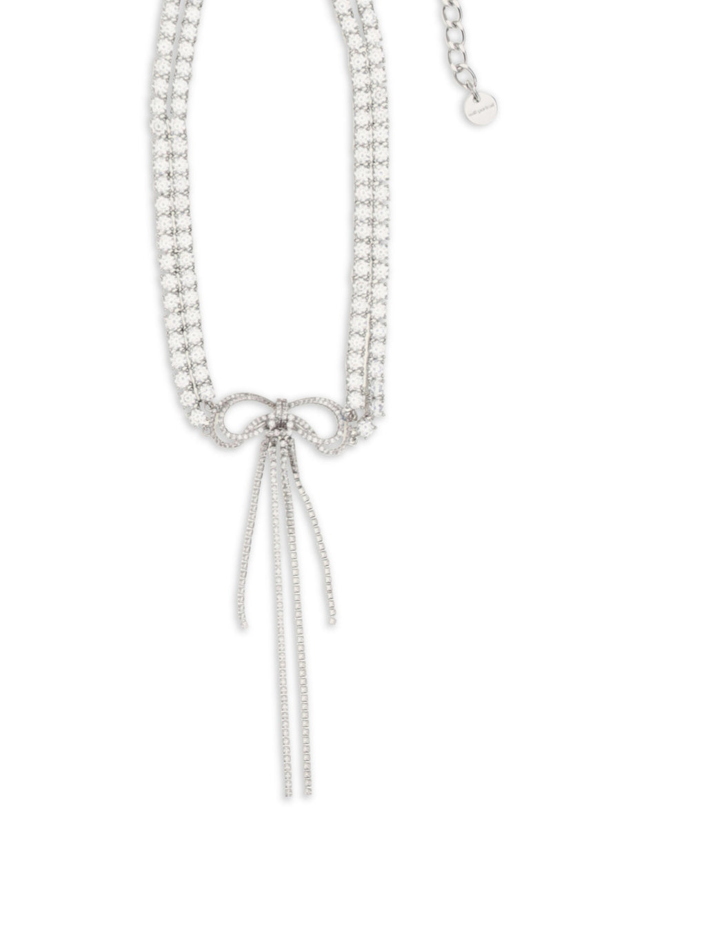 Self-Portrait Women Crystal Double Bow Choker