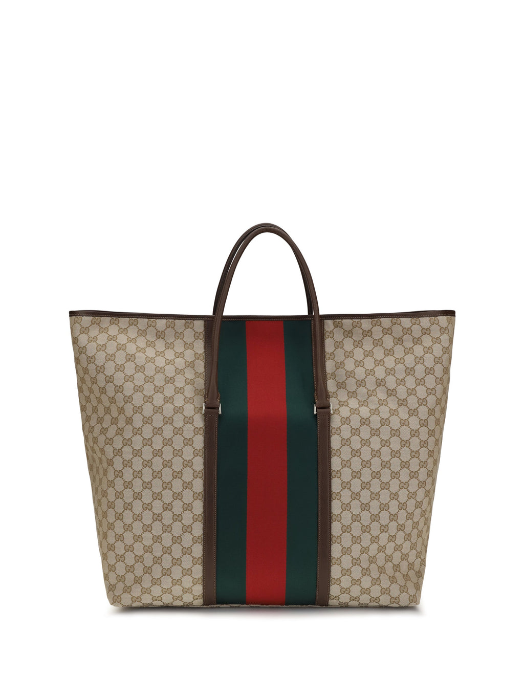 Gucci Women Gg Travel Bag With Web Stripe