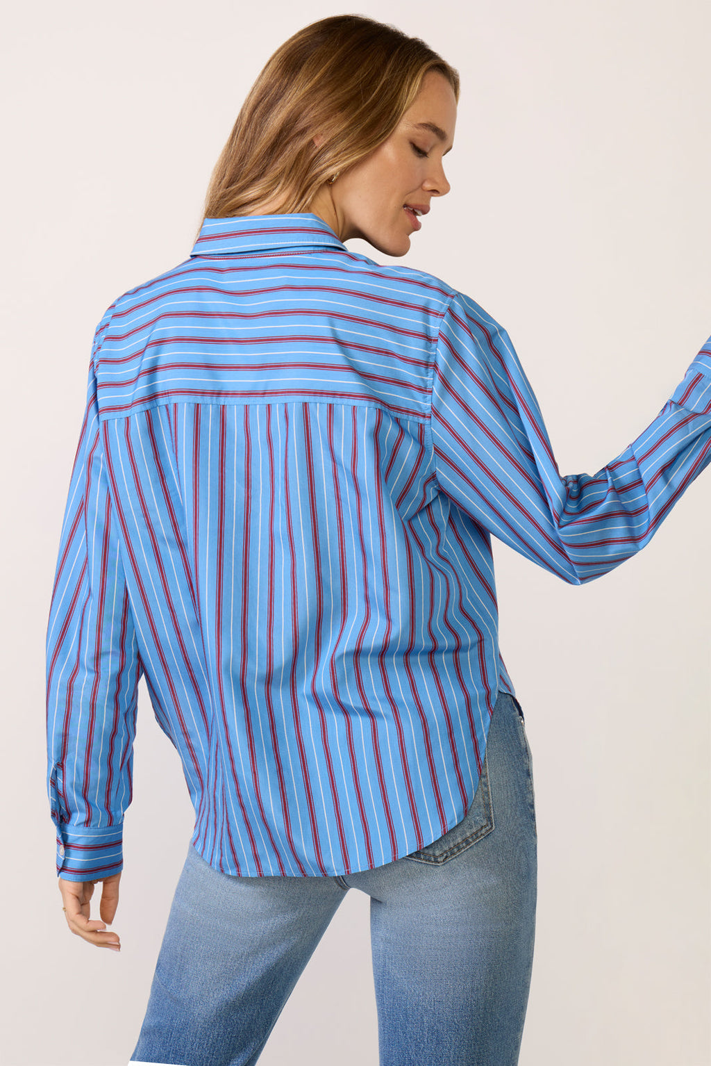 Women's Frankie Stripe Button Down Shirt