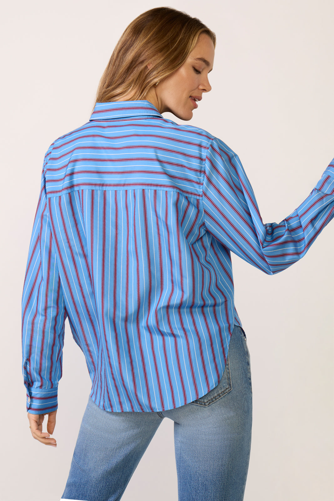 Women's Frankie Stripe Button Down Shirt