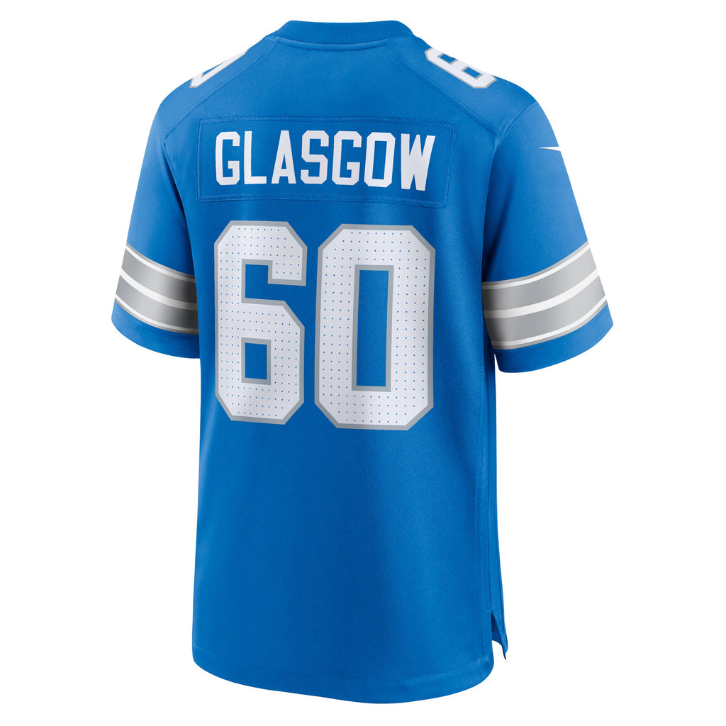 Detroit Lions Graham Glasgow Blue Team Game Jersey