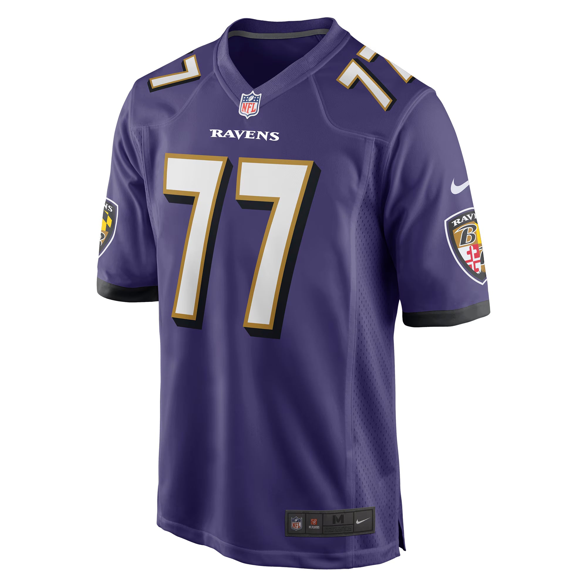 Baltimore Ravens Daniel Faalele Purple Player Game Jersey