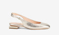 Women's Angie Slingback Sandals In Gold Foil