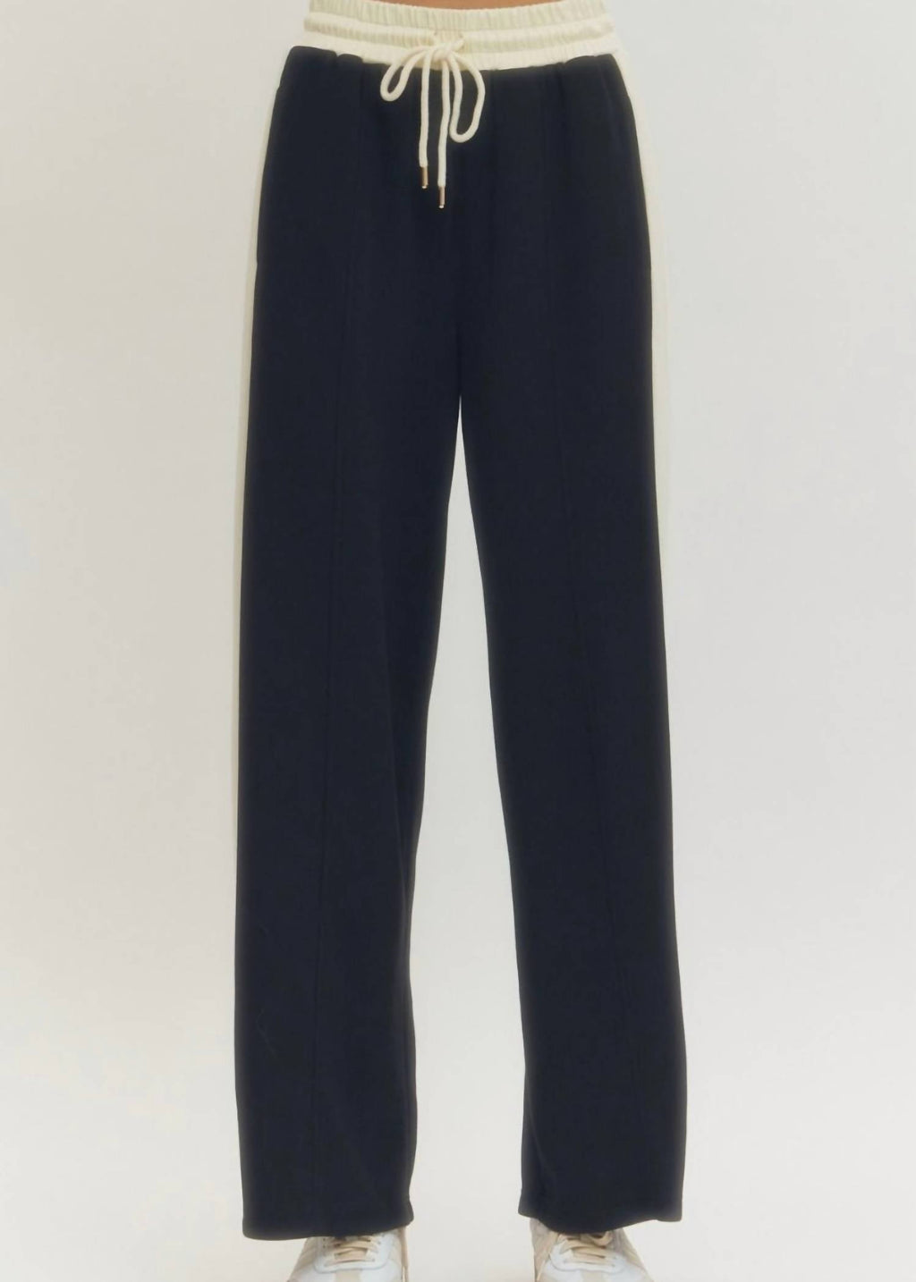Jen Wide Leg Pants In Black