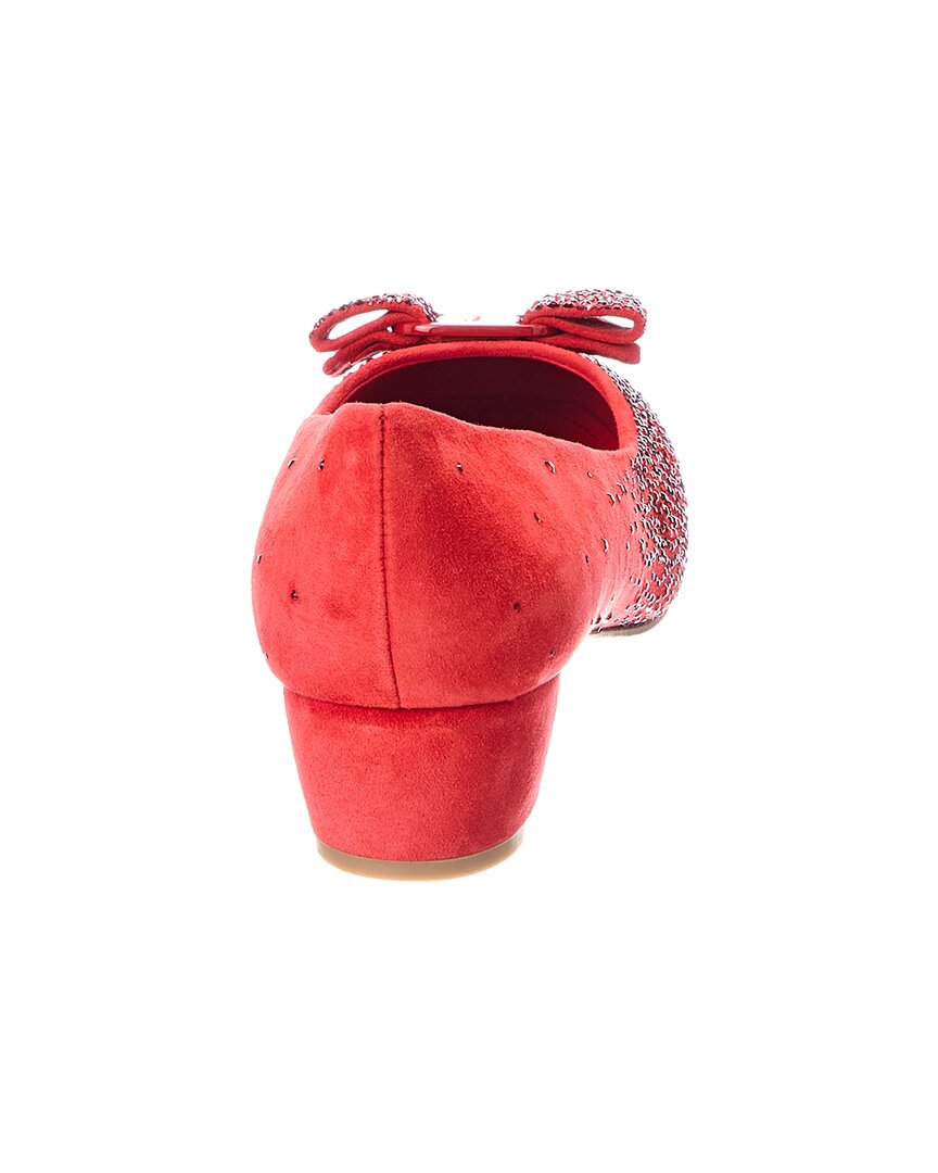 Ferragamo Vara Swa Suede Pump