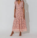 Astrid Ankle Dress In Positano Floral