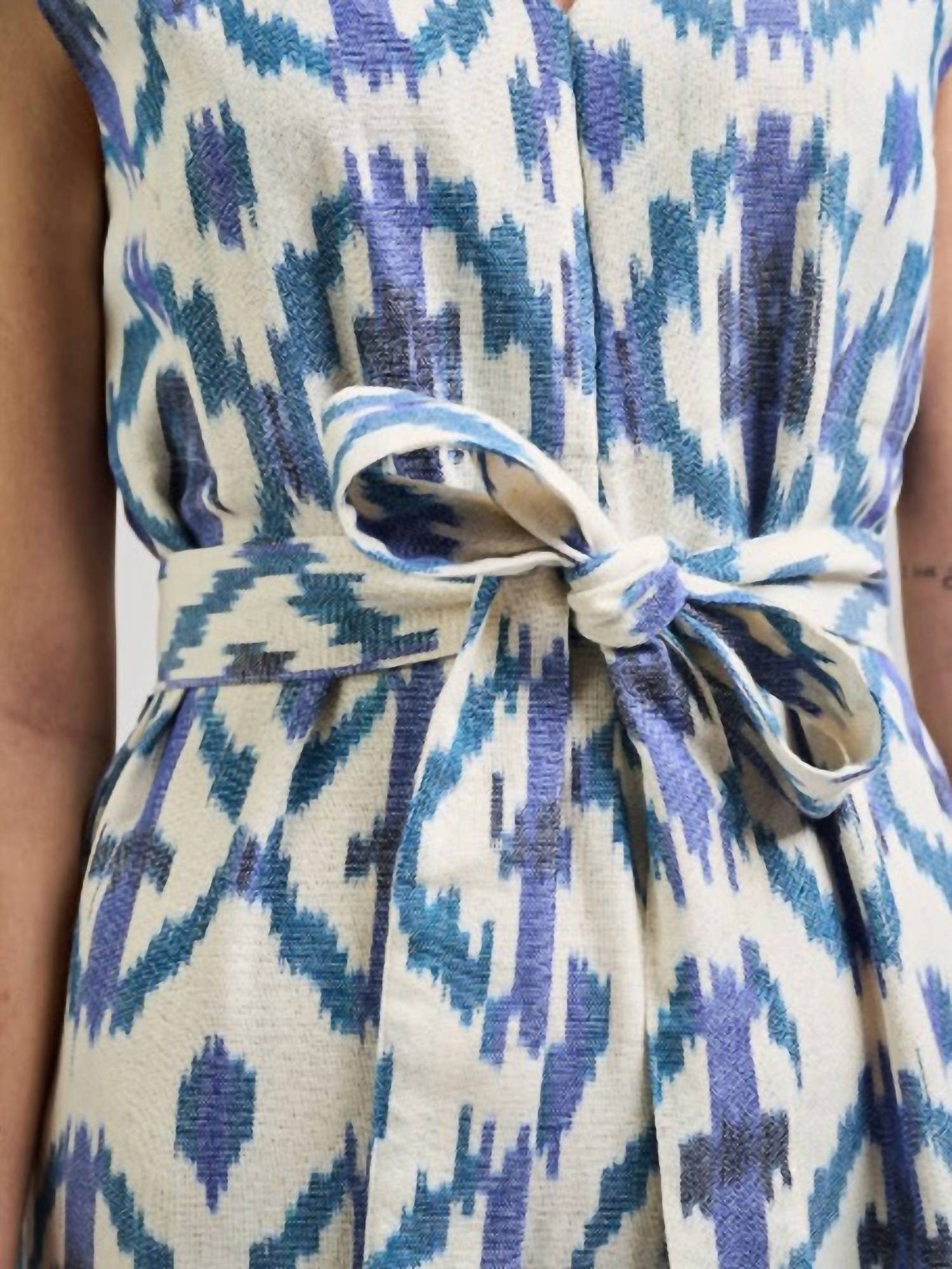 Jana Jumpsuit In Seashore Ikat