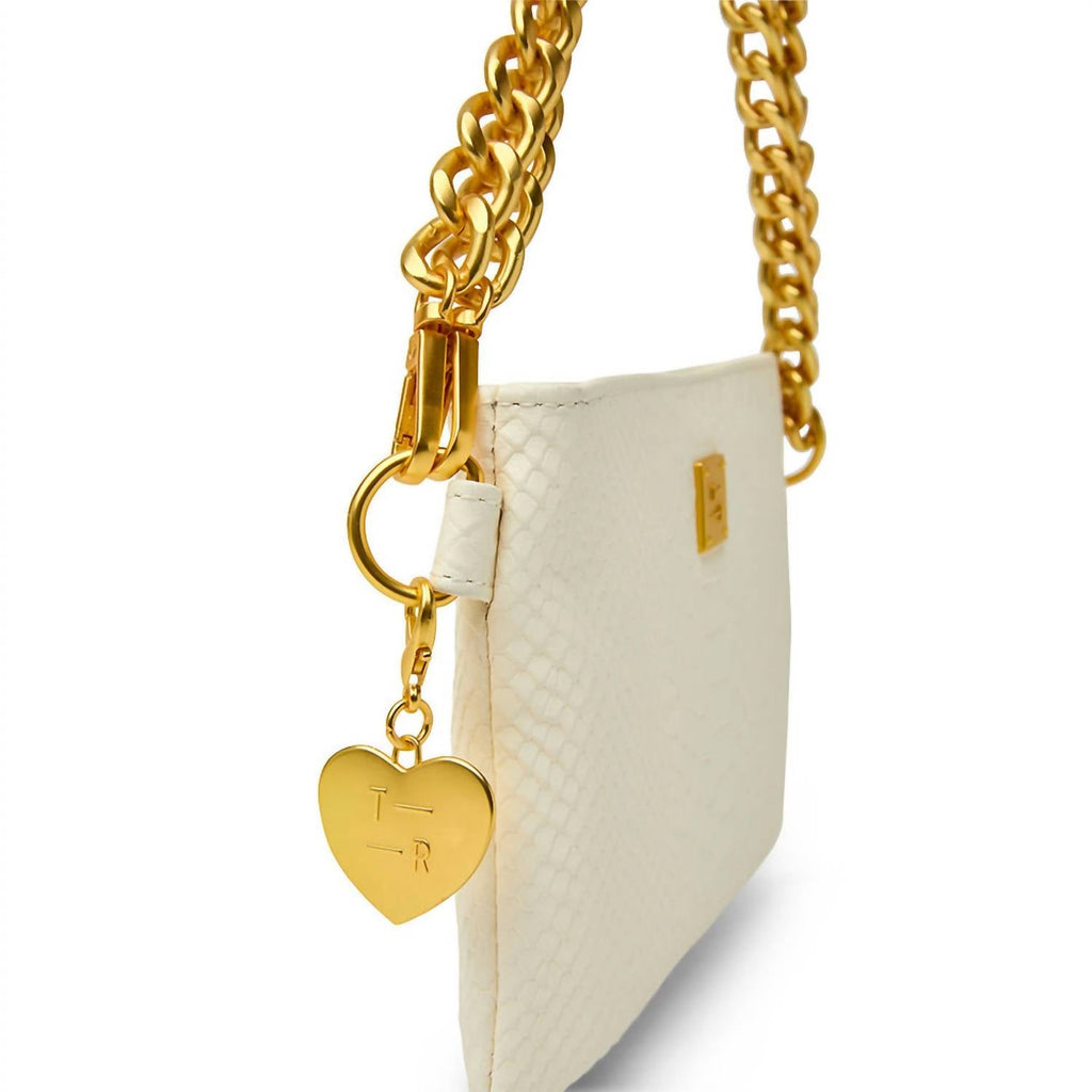 Women's Fame Bag In Cream Python