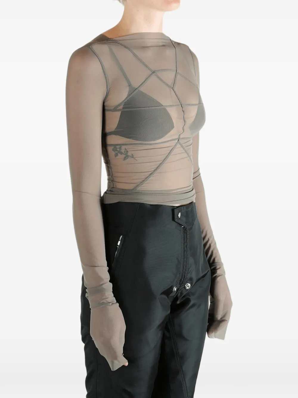 Rick Owens Women Semi-Sheer Top