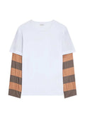 Dries Van Noten Men T-Shirt With Contrasting Sleeves