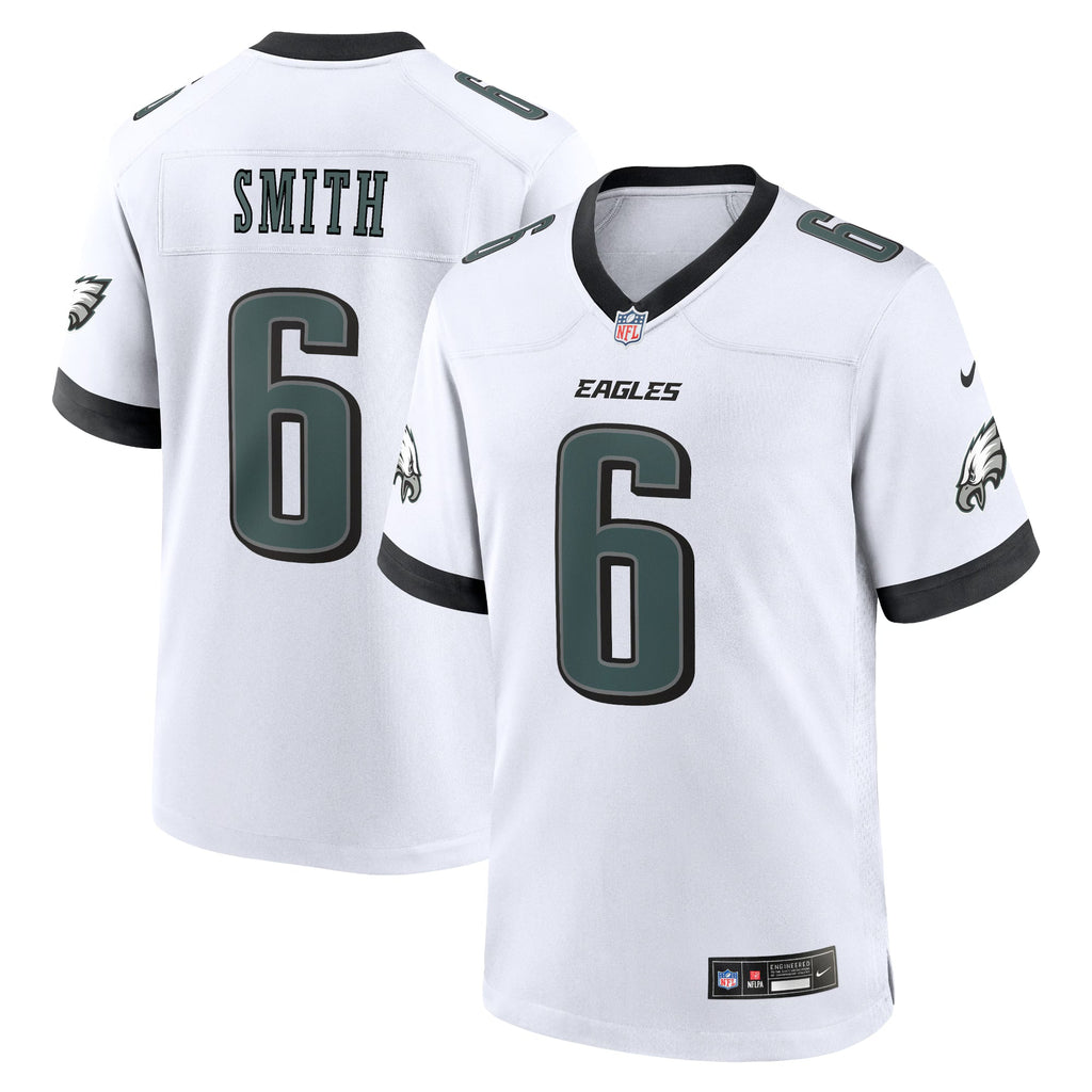 Philadelphia Eagles DeVonta Smith White White Game Jersey