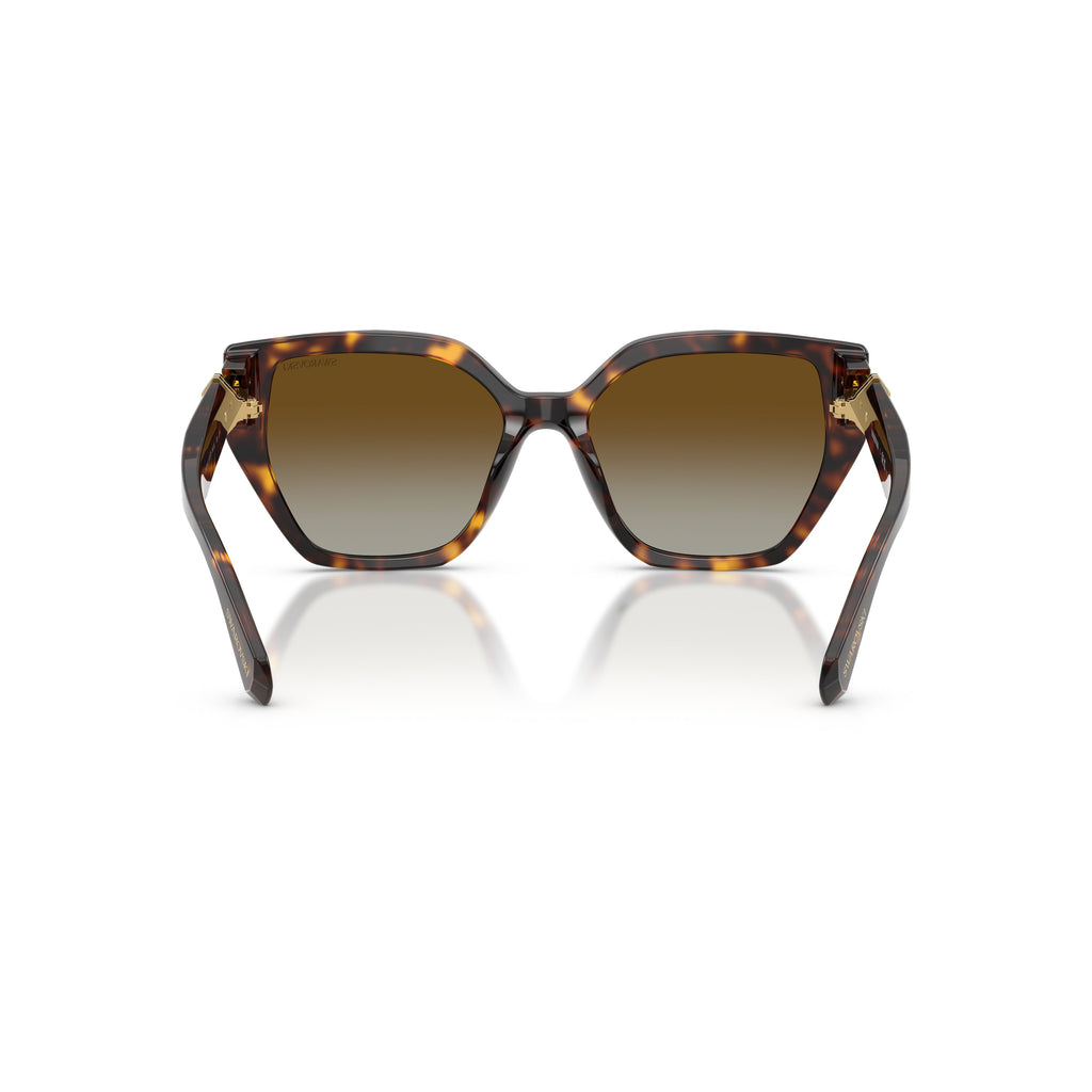 0Sk6044U Oversized Geometric Tortoiseshell Sunglasses with Crystal Embellishment