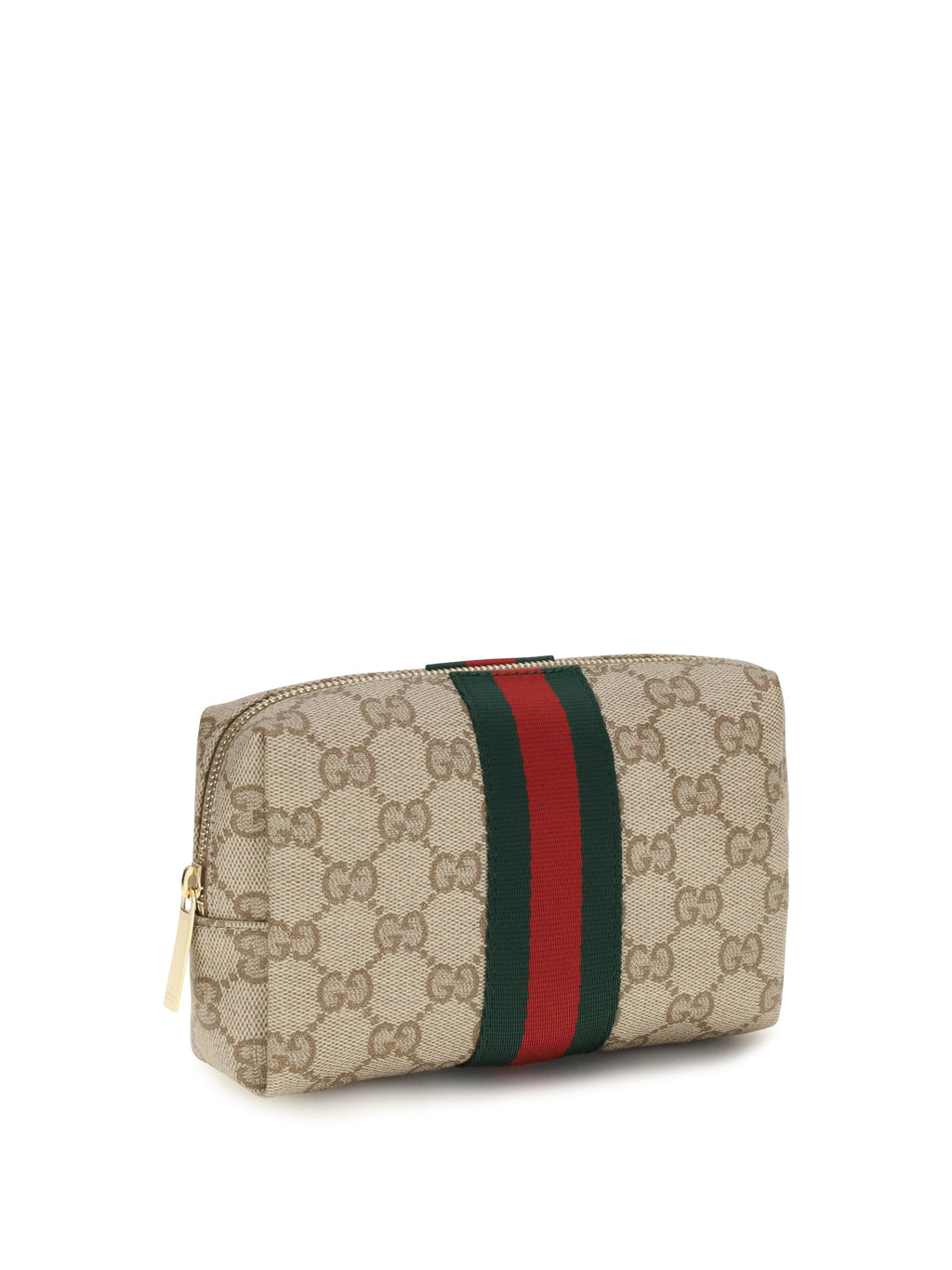 Gucci Women Medium Beauty Case With Web Stripe