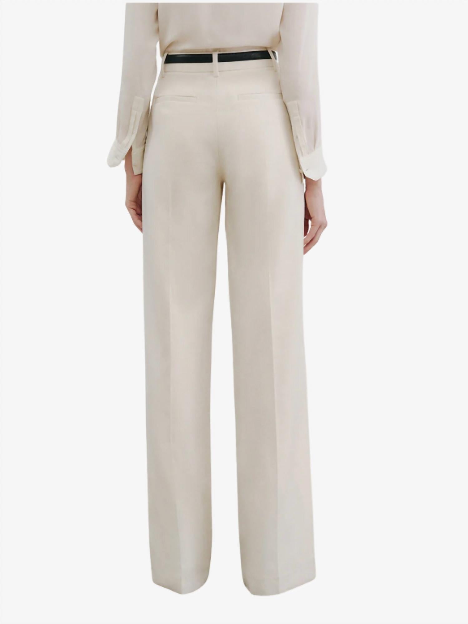 Rivers Wool Pants In Stone
