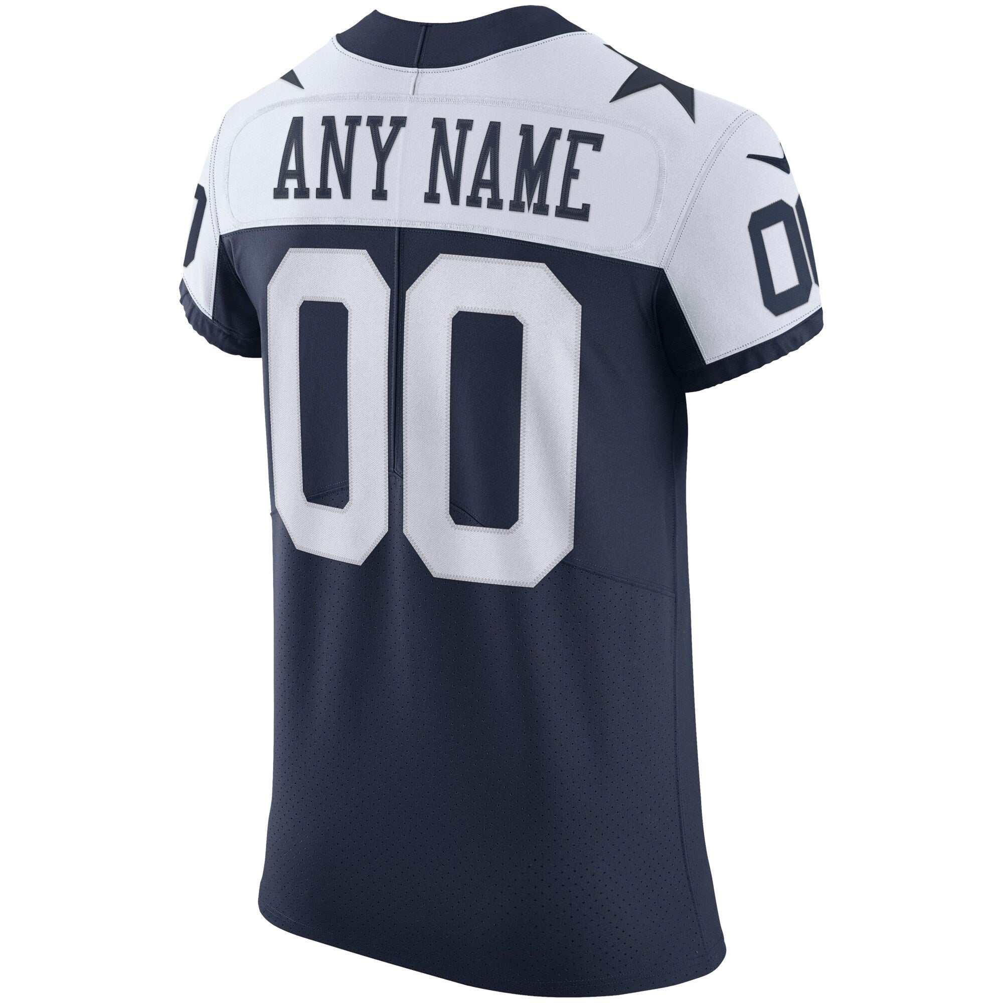 Dallas Cowboys Navy Alternate Vapor Elite Custom Jersey