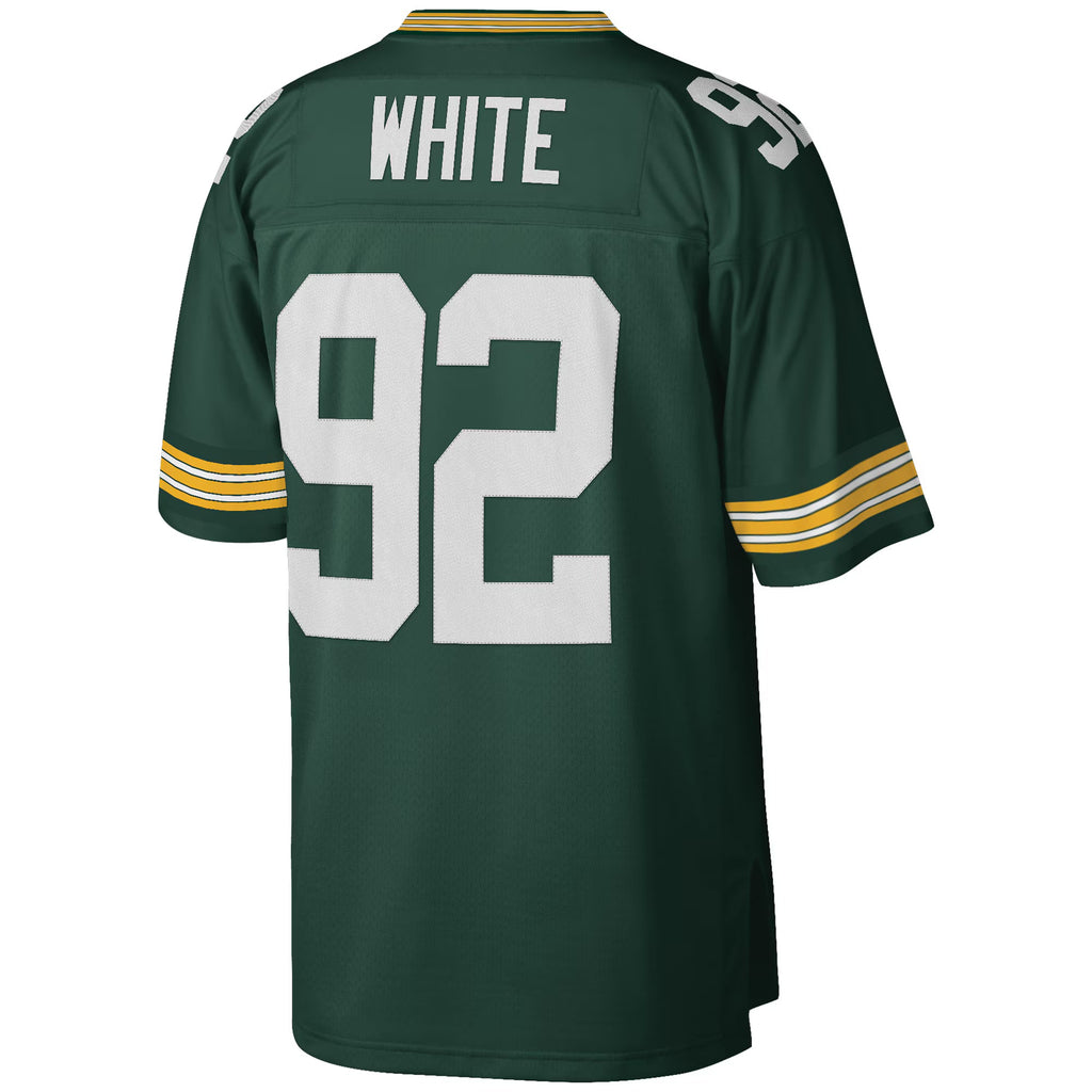 Green Bay Packers Reggie White Mitchell & Ness Green Big & Tall 1996 Retired Player Replica Jersey
