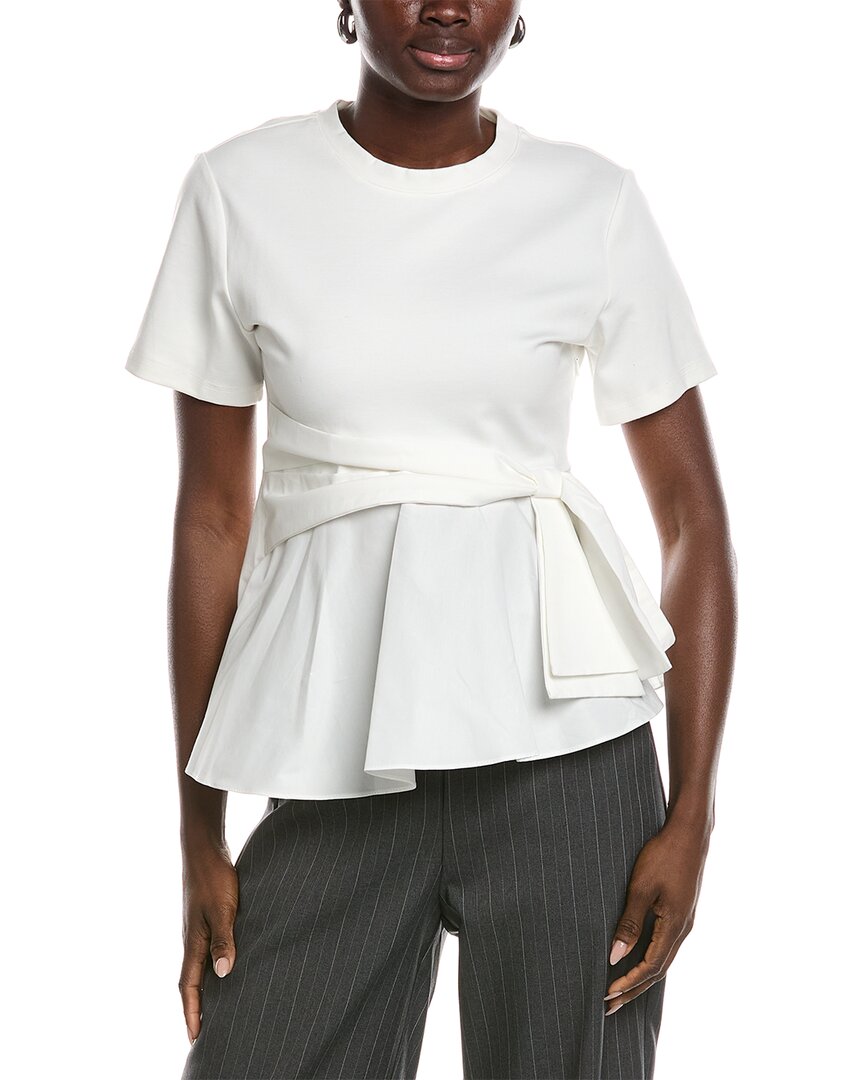 Gracia Crewneck Oversized Bow Top