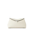 Toteme T-Lock Leather Clutch Bag Women