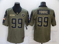 Men's Washington Commanders Chase Young #99 Brown Game Jersey1
