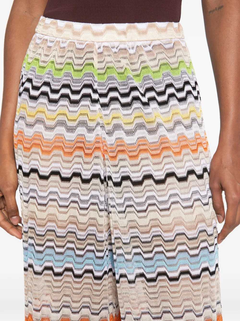 Missoni Women Zigzag Knit Palazzo Pants