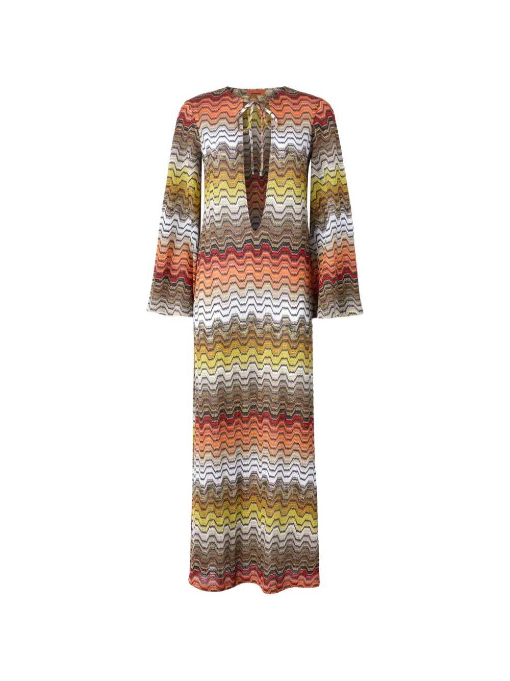 Missoni Women Long Dress With Chevron Pattern