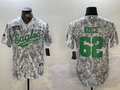 Men's Philadelphia Eagles Jason Kelce #62 Arctic Camo 2024 Salute to Service Player jersey