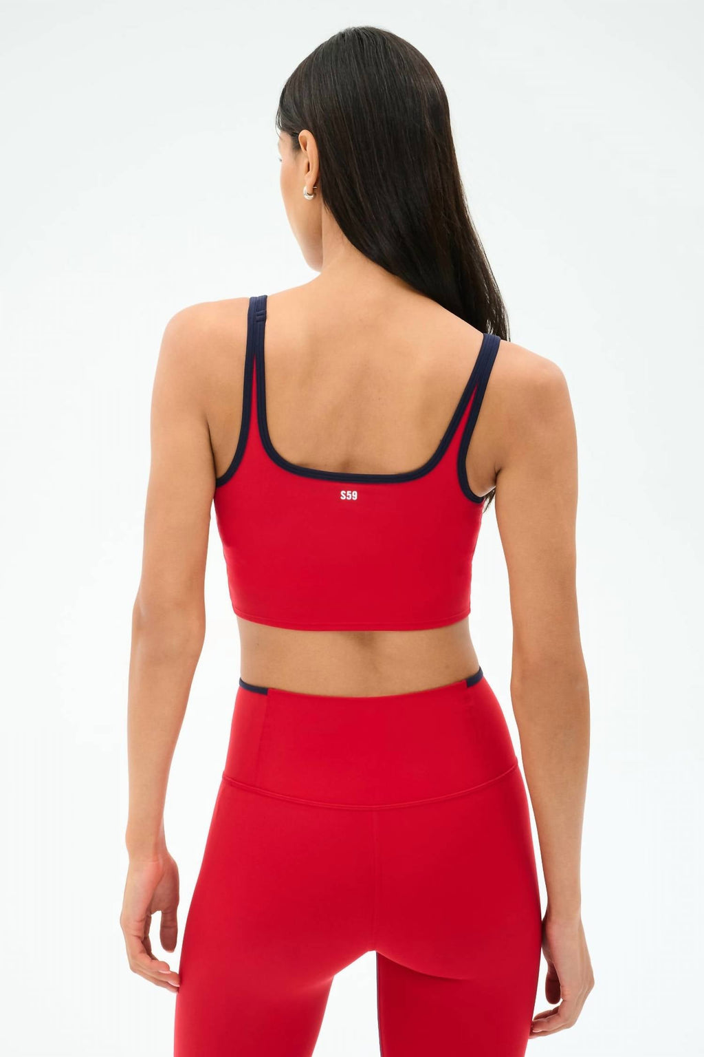 Cait Rigor Bralette In Pirate Red/indigo