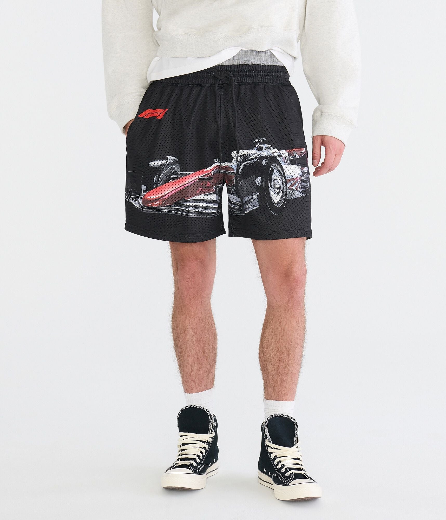 Aeropostale Formula 1 Racing Mesh Shorts