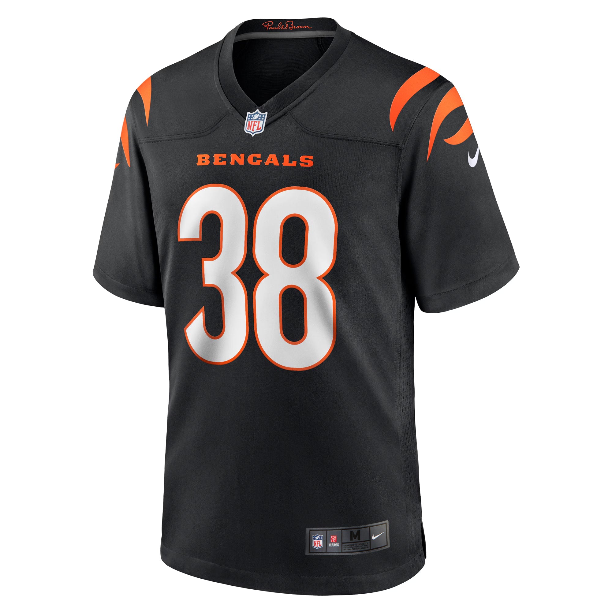 Cincinnati Bengals DJ Ivey Black Team Game Jersey