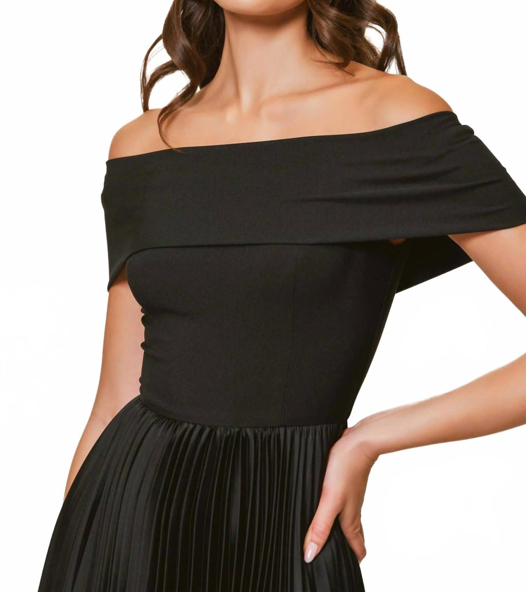 Stockton Midi Dress In Black