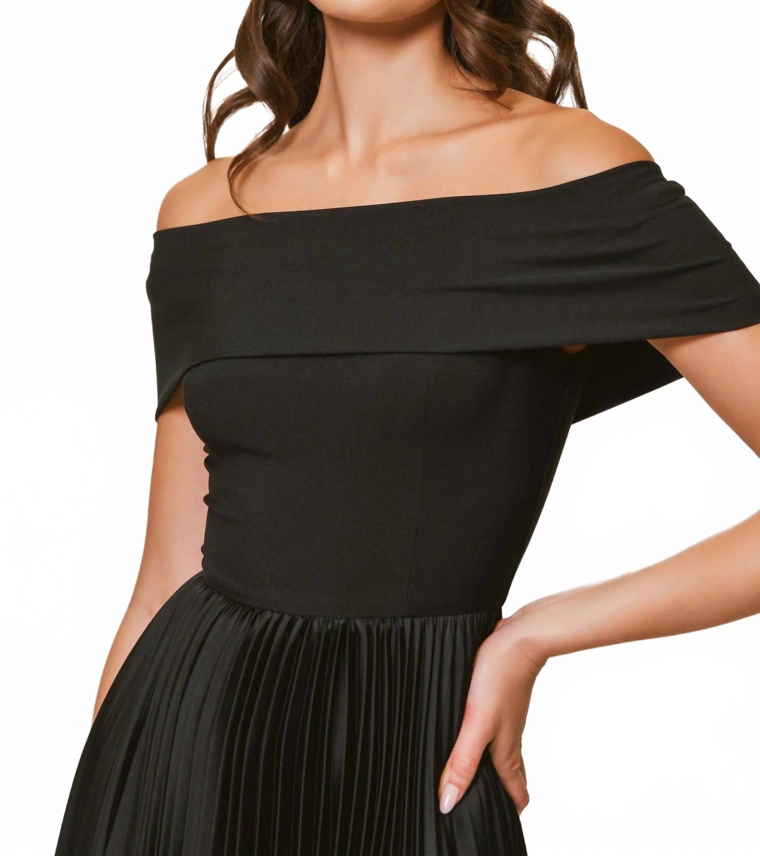 Stockton Midi Dress In Black