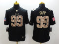Men's Tampa Bay Buccaneers Warren Sapp #99 Black Game Player Jersey1