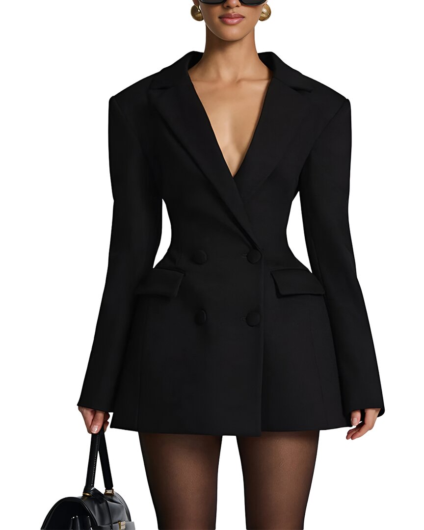 Monique Lagarde Solid Mini Dress