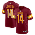 Washington Commanders Josh Johnson Burgundy Team Game Jersey