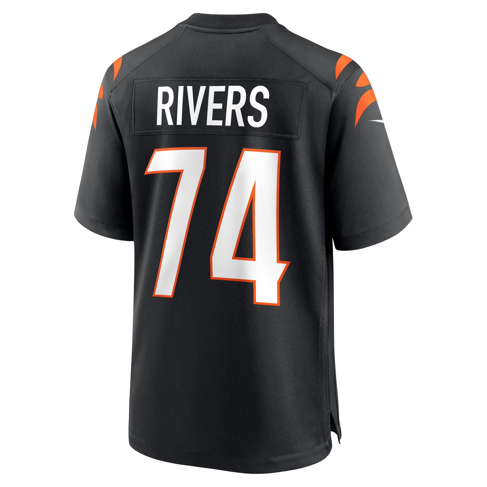 Cincinnati Bengals Jalen Rivers Black Team Game Jersey