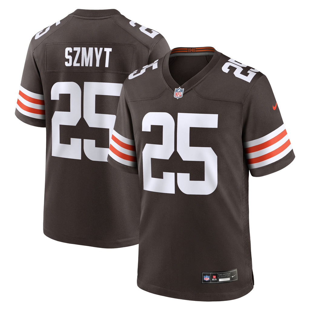 Cleveland Browns Andre Szmyt Brown Team Game Jersey
