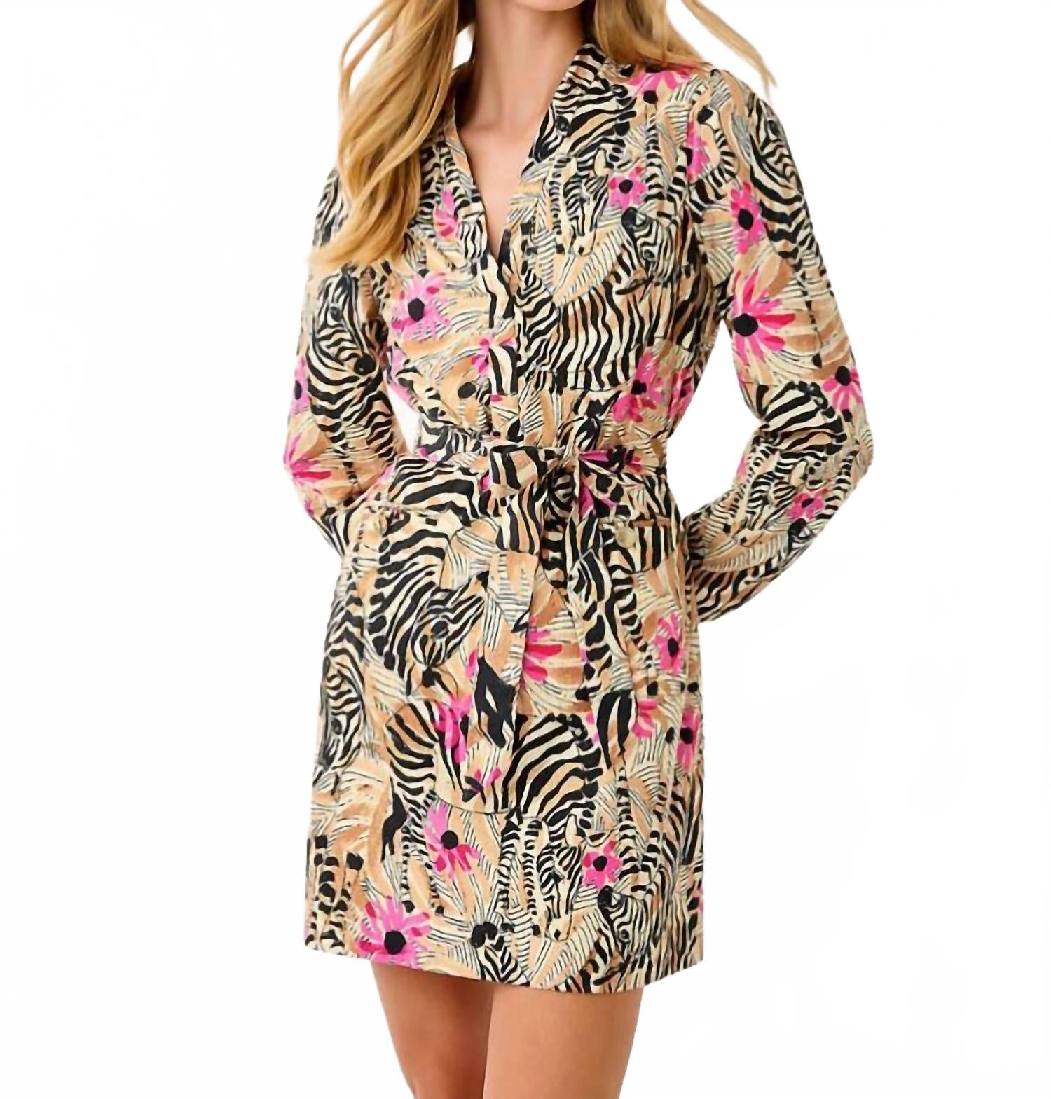 Phillipa Stretch Dress In Rutabaga El Morocco