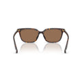 0Sk6064D Rectangular Tortoiseshell Sunglasses with Gold Accents