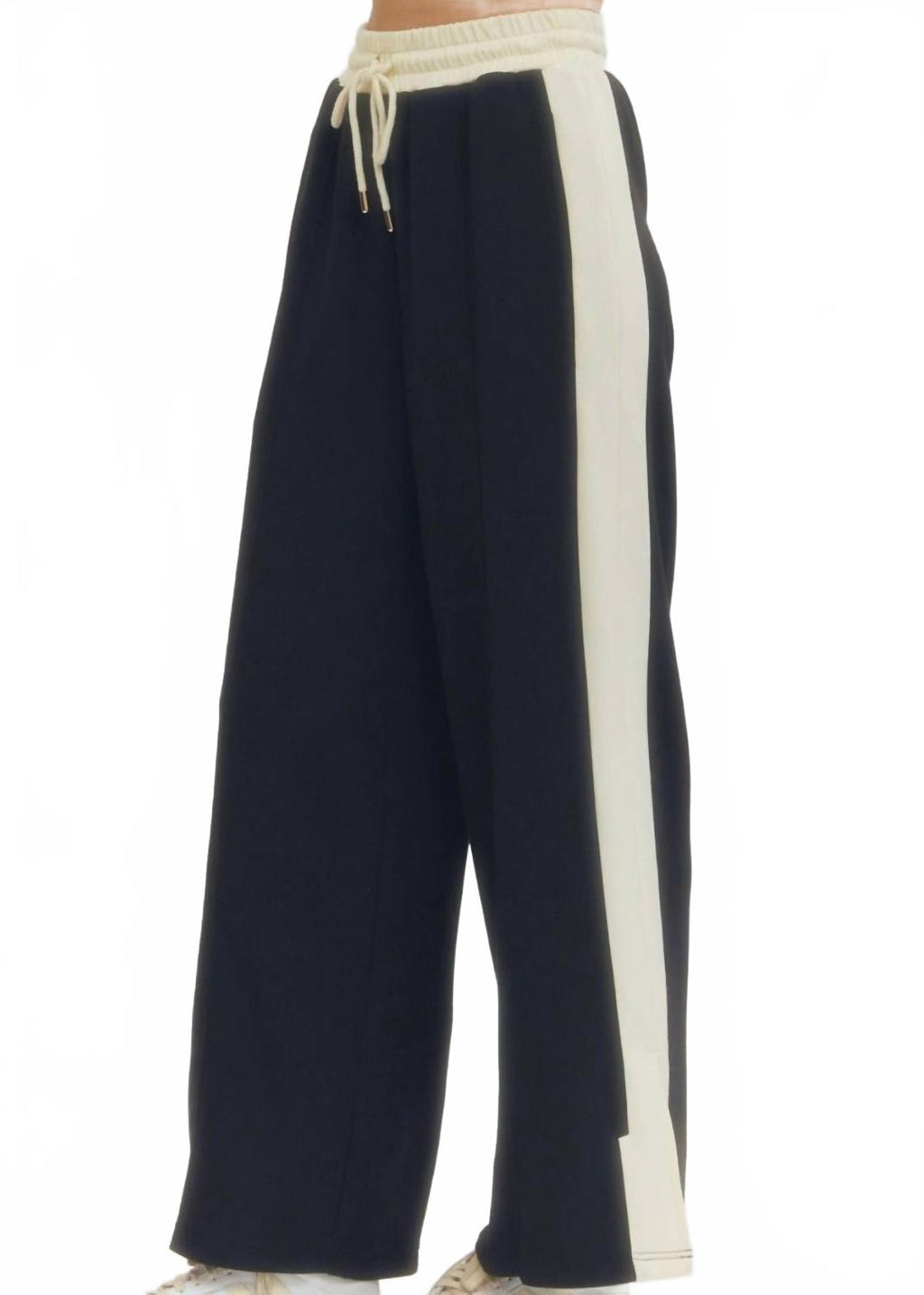 Jen Wide Leg Pants In Black