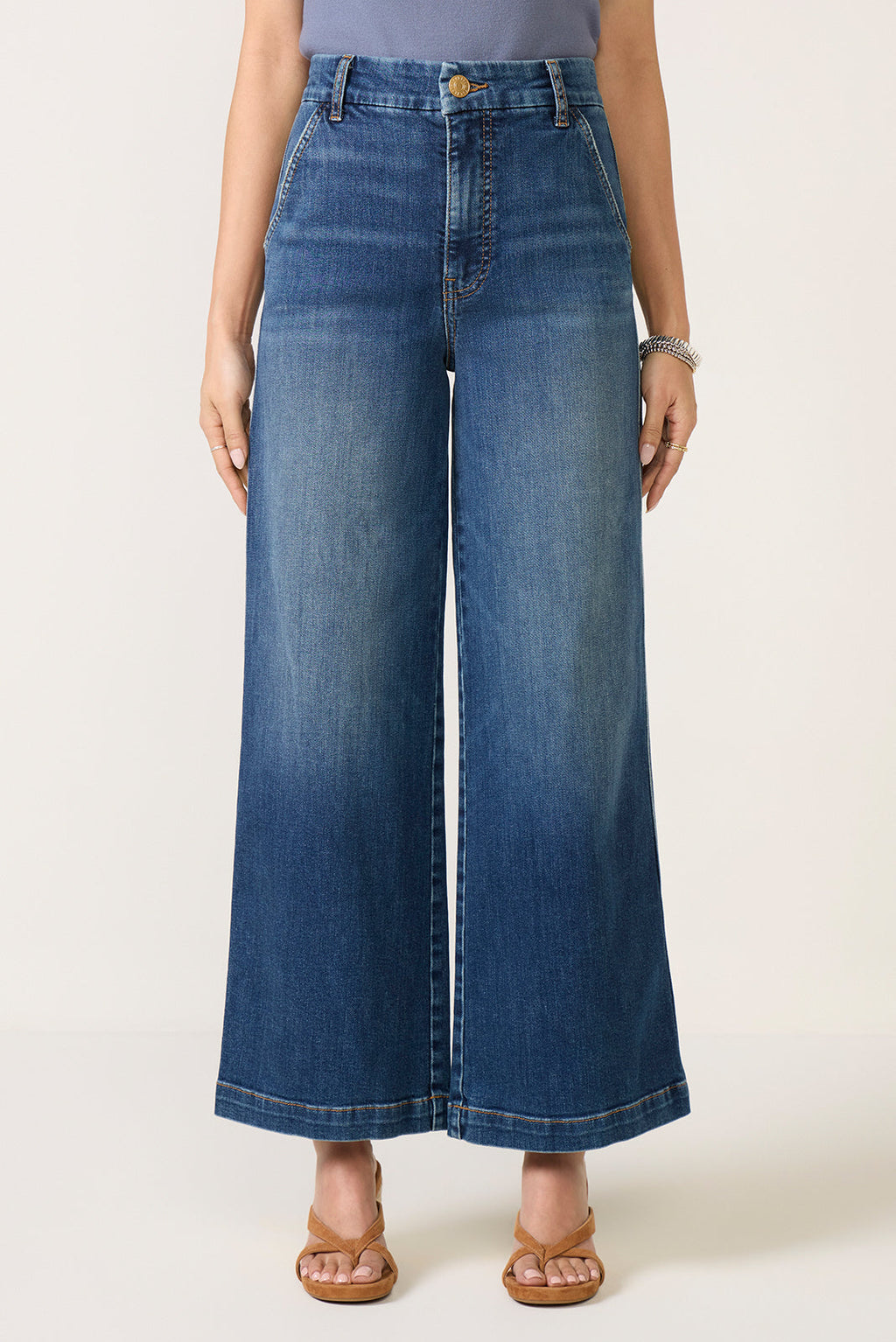 Women's Petite Jodi Trouser Wide Leg Jean