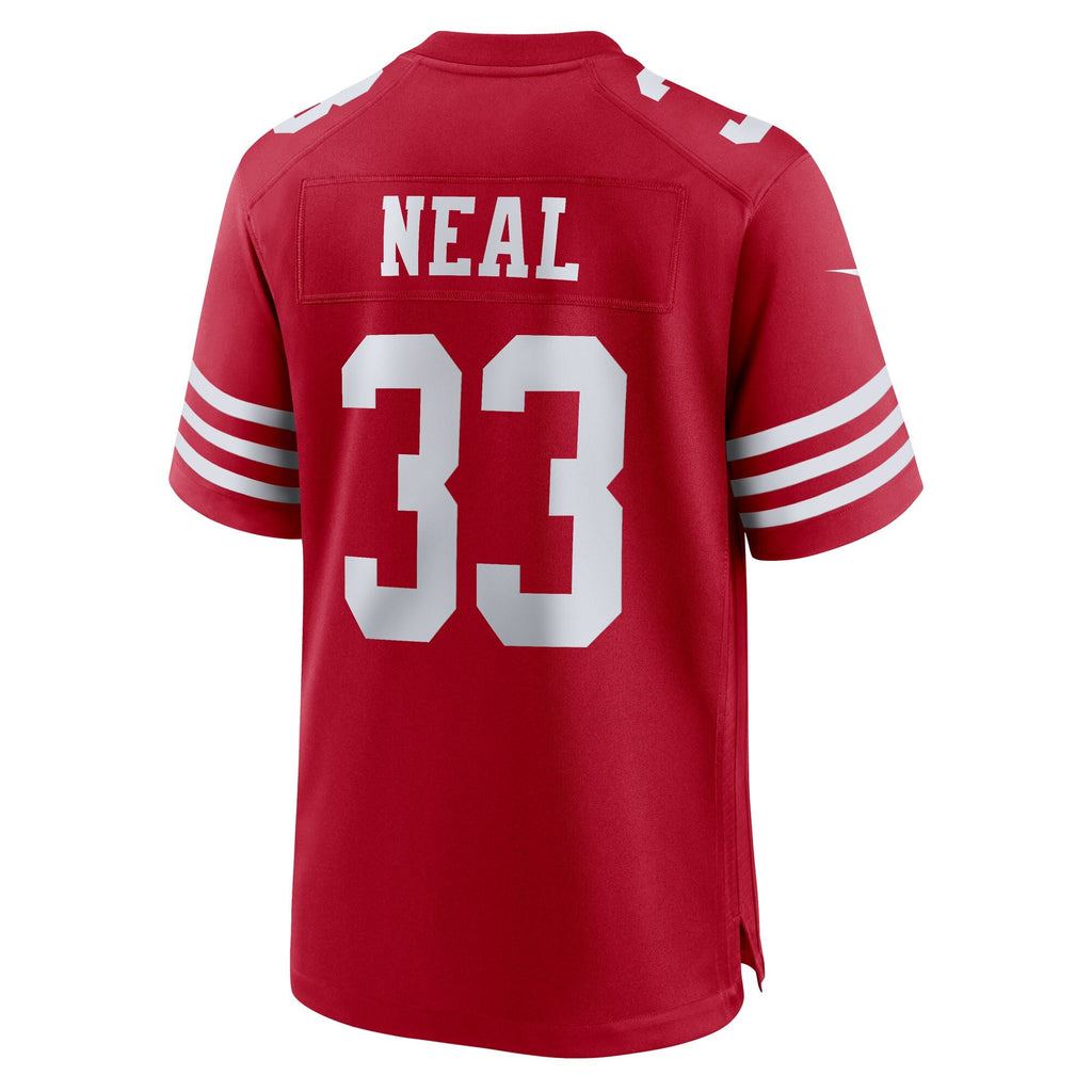 San Francisco 49ers Siran Neal Scarlet Team Game Jersey