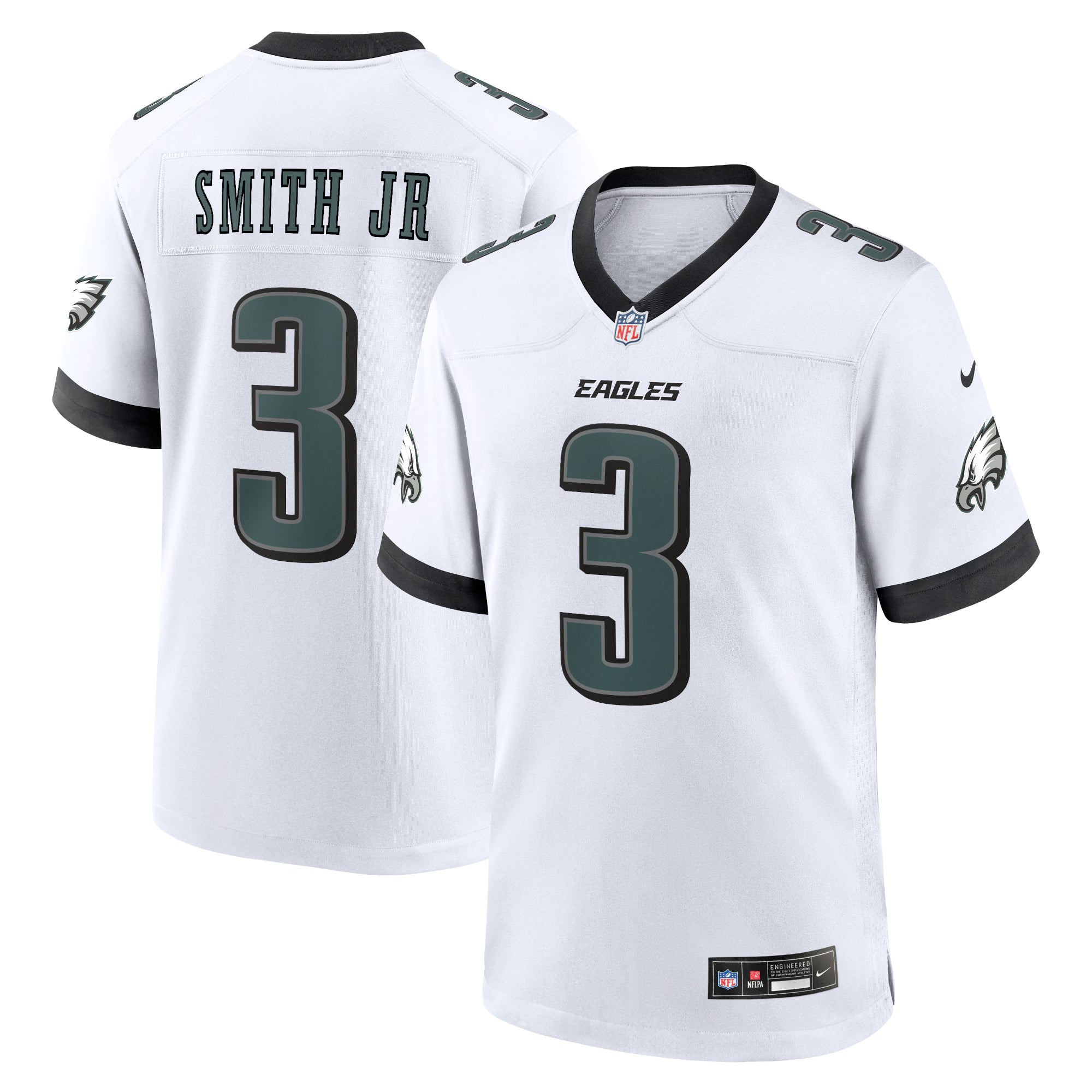 Philadelphia Eagles Nolan Smith White White Game Jersey