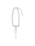 Self-Portrait Women Crystal Double Bow Choker