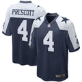 Dallas Cowboys Dak Prescott Navy Alternate Game Team Jersey