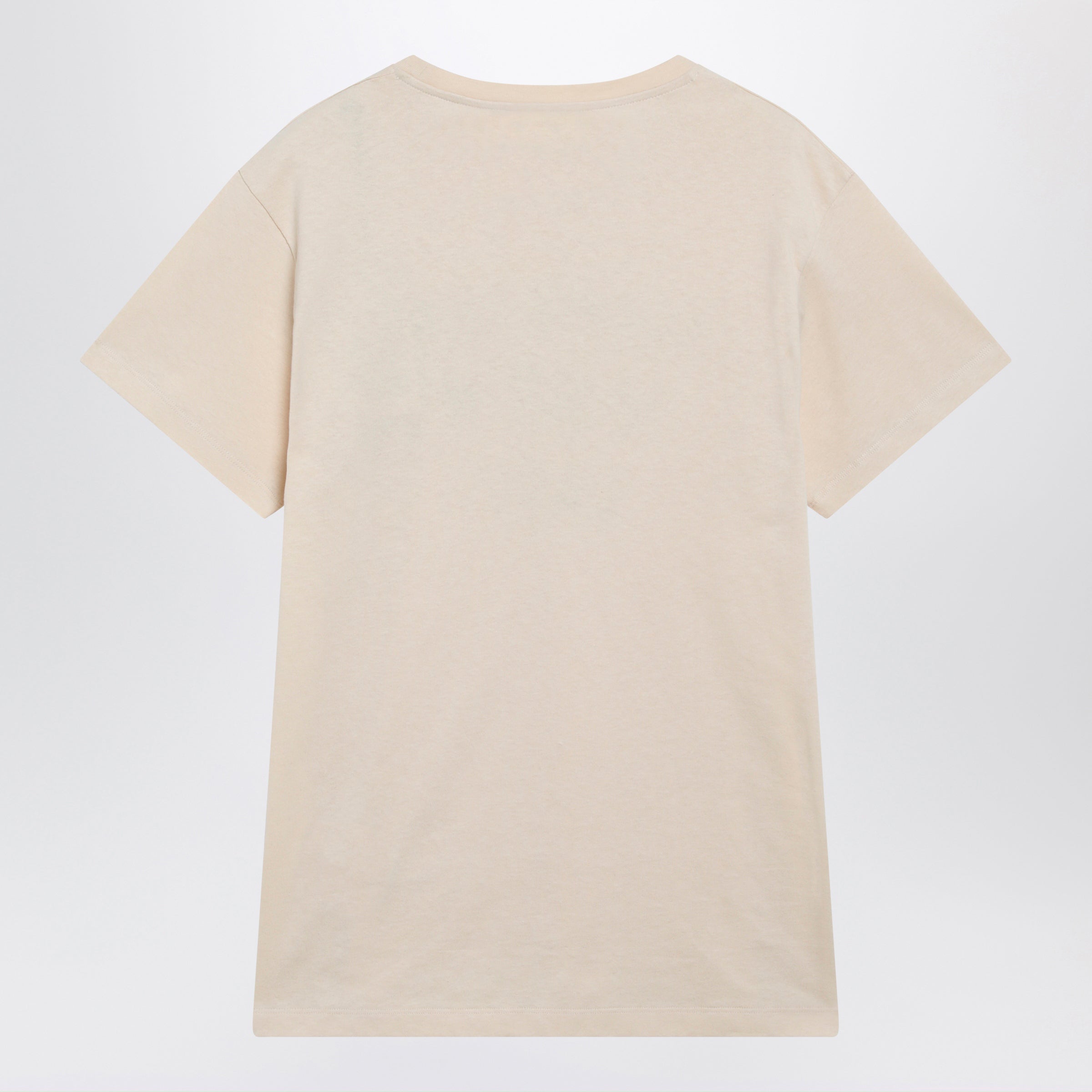 Valentino Panther Lady Cotton Jersey T-Shirt In Birch/Black Women