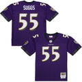 Baltimore Ravens Terrell Suggs Mitchell & Ness Purple 2003 Legacy Replica Jersey