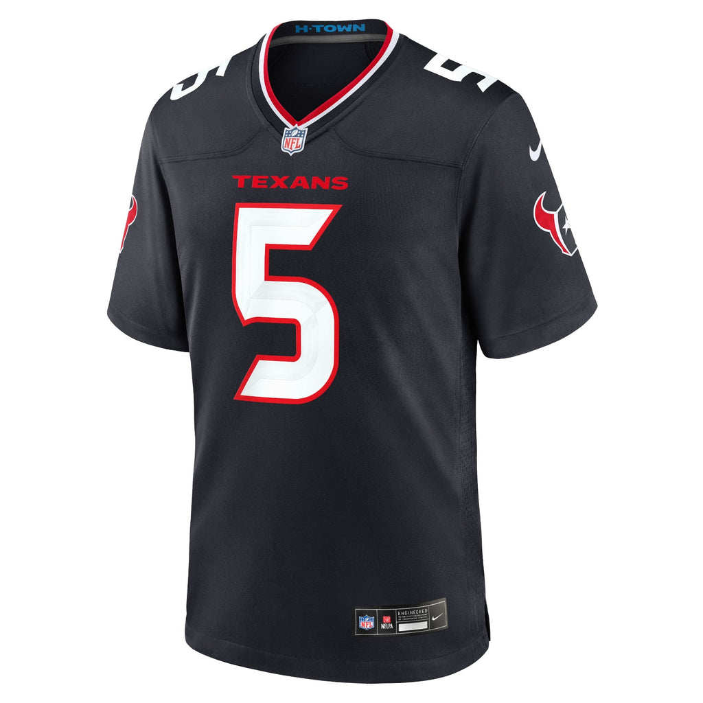 Houston Texans Jalen Pitre Navy Game Jersey